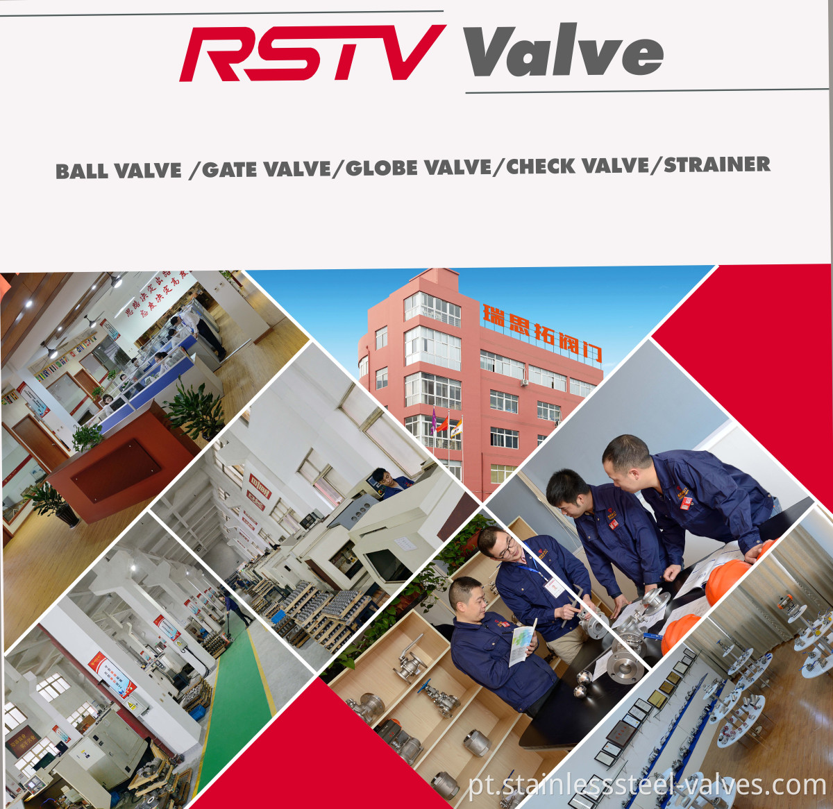 RST VALVE STAINLESS STEEL BALL GATE GLOBE CHECK VALVE FACTROY